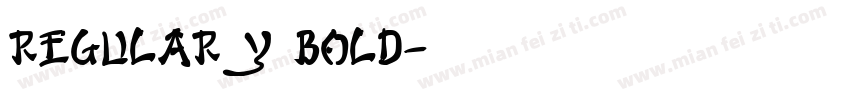 Regular y bold字体转换